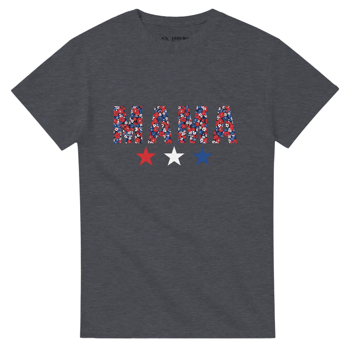 MAMA Fourth of July Graphic T-Shirt - Patriotic Women's Casual Tee - Little Boss Society Co