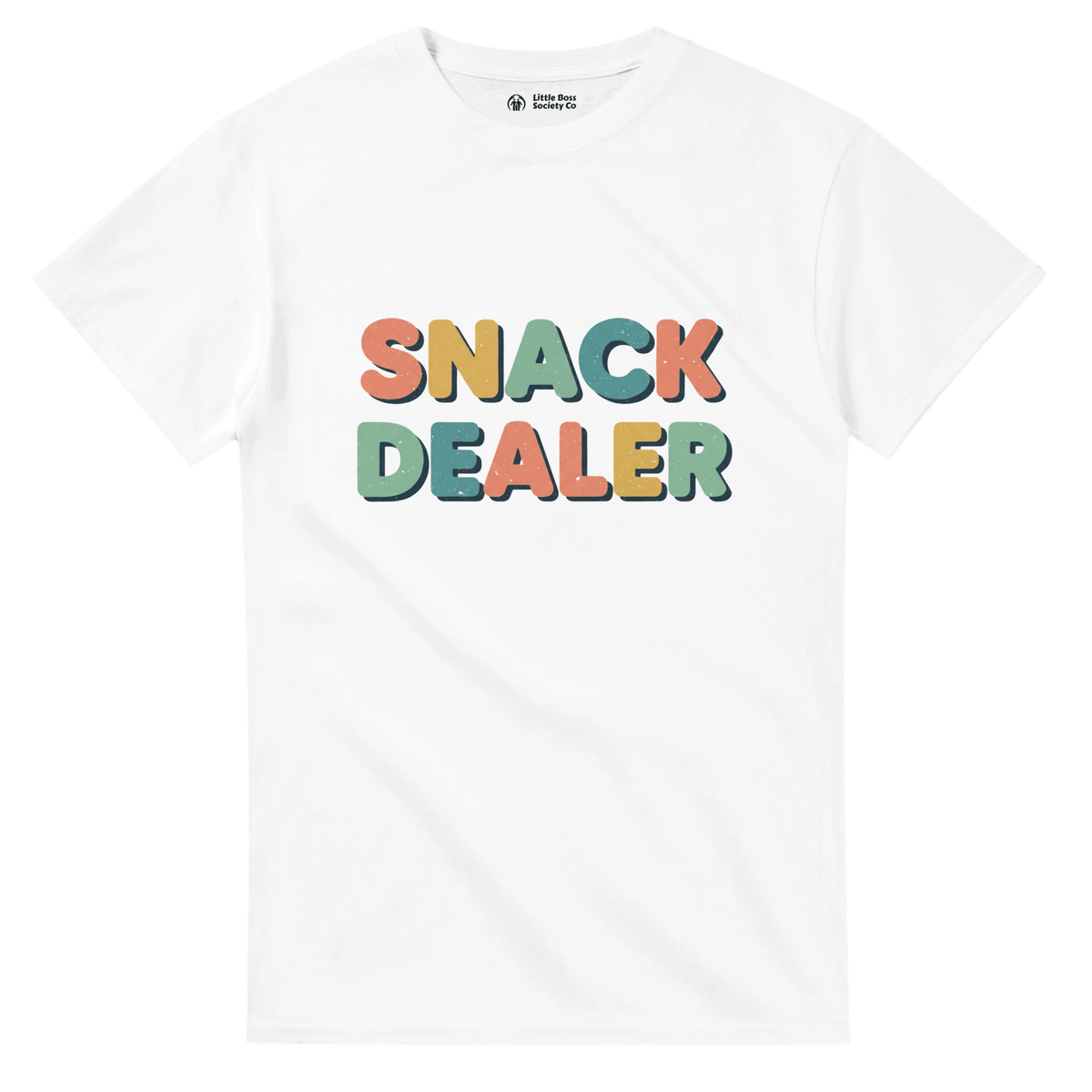 Snack Dealer Crewneck T-shirt - Little Boss Society Co