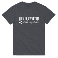 Load image into Gallery viewer, Life Is Sweeter With My Tribe Crewneck T-shirt - Little Boss Society Co