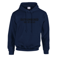 Load image into Gallery viewer, OUTNUMBERED Dad Of Girls Pullover Hoodie - Little Boss Society Co