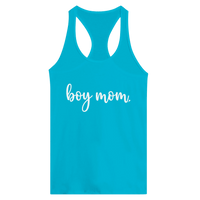Load image into Gallery viewer, Boy Mom Racerback Tank - Little Boss Society Co