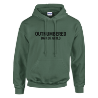 Load image into Gallery viewer, OUTNUMBERED Dad Of Girls Pullover Hoodie - Little Boss Society Co