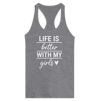 Load image into Gallery viewer, Life Is Better With My Girls Ideal Racerback Tank - Little Boss Society Co