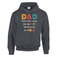 Load image into Gallery viewer, Dad Thanks for Always Saying Yes Pullover Hoodie - Little Boss Society Co
