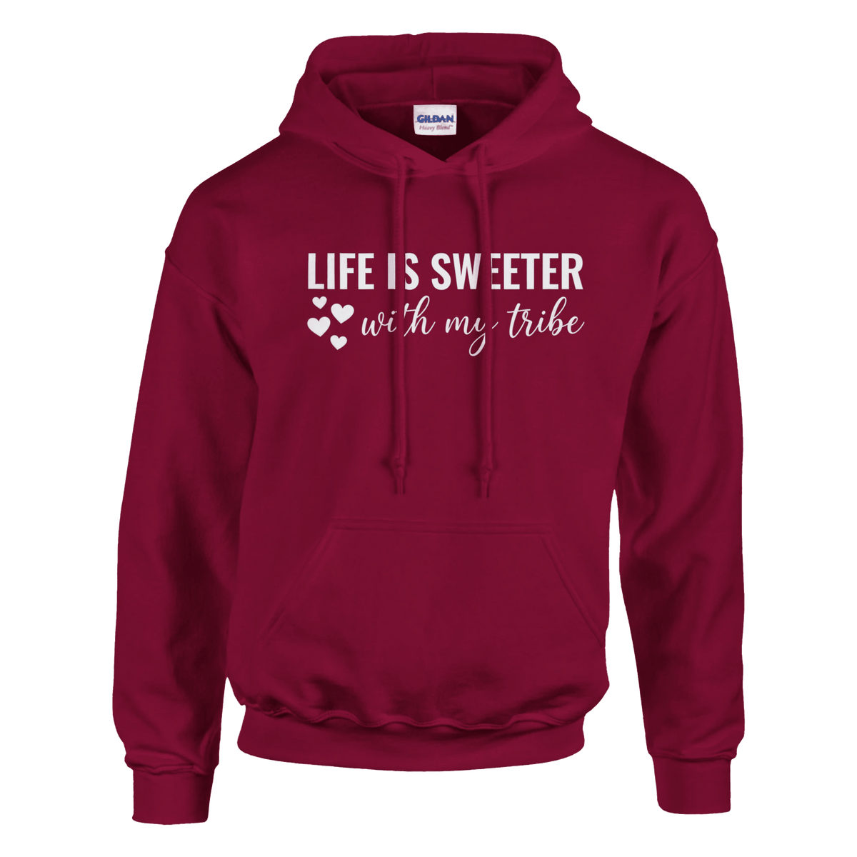 Life Is Sweeter With My Tribe Pullover Hoodie - Little Boss Society Co