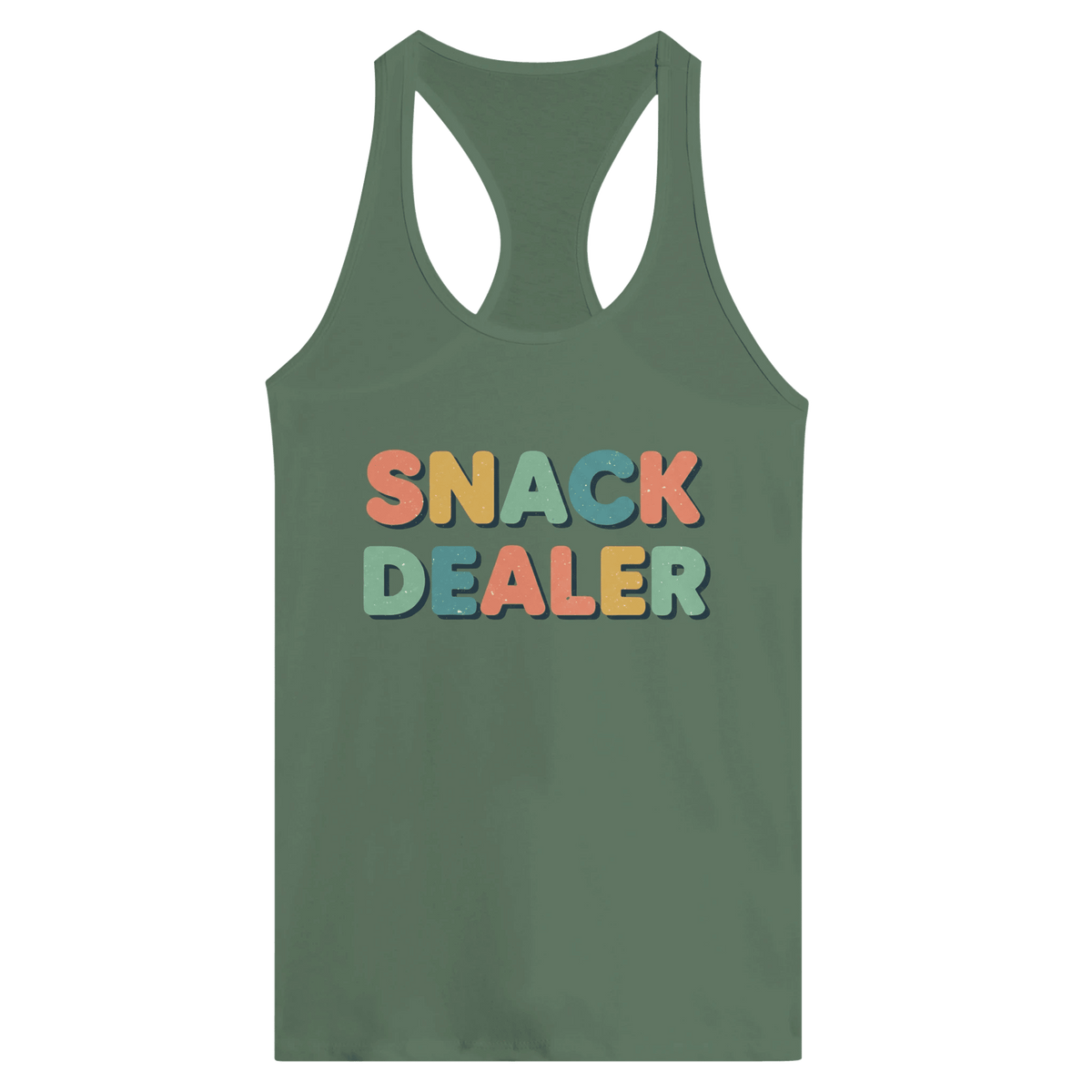 Snack Dealer - Women's Ideal Racerback Tank - Little Boss Society Co