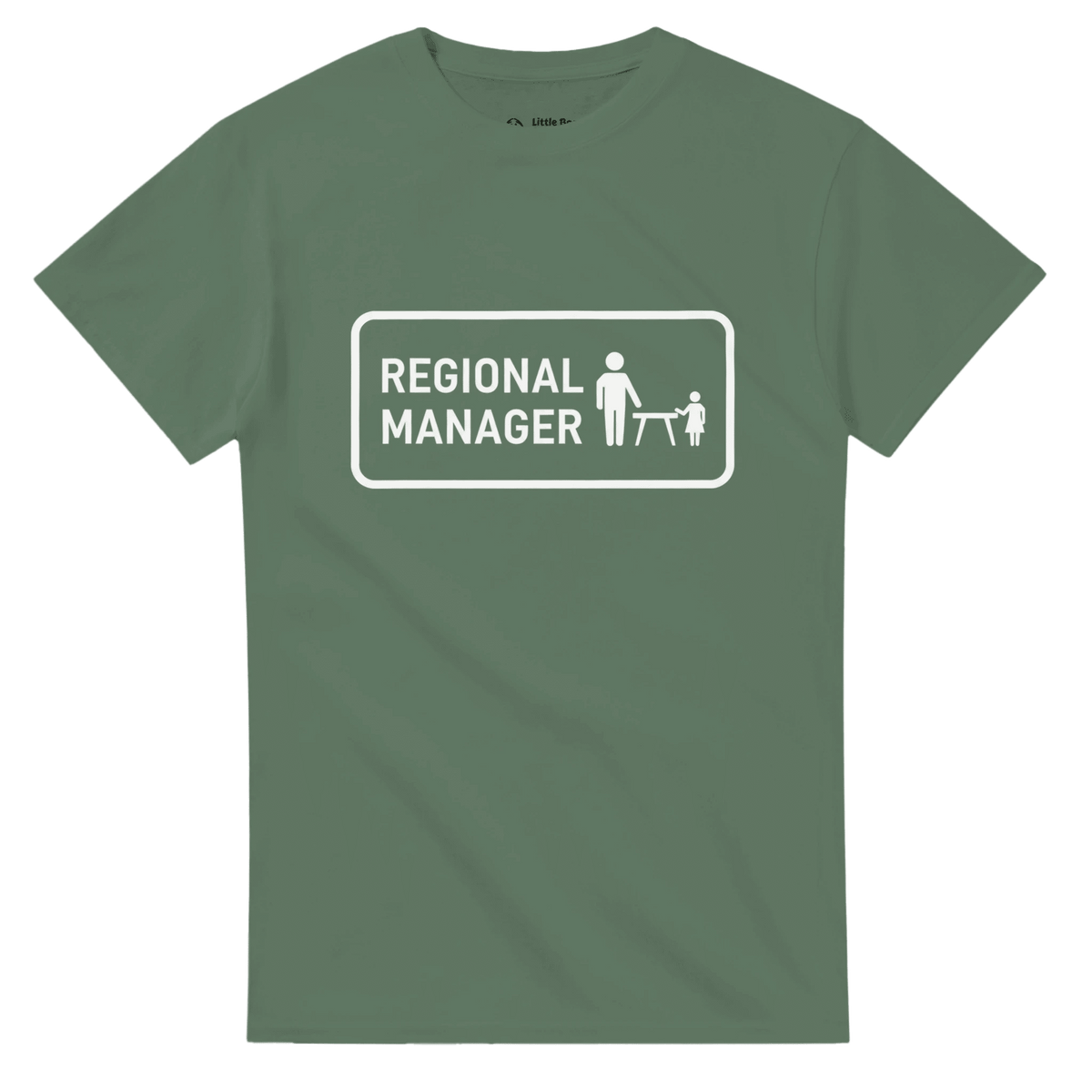 Regional Manager Crewneck T-shirt - Little Boss Society Co