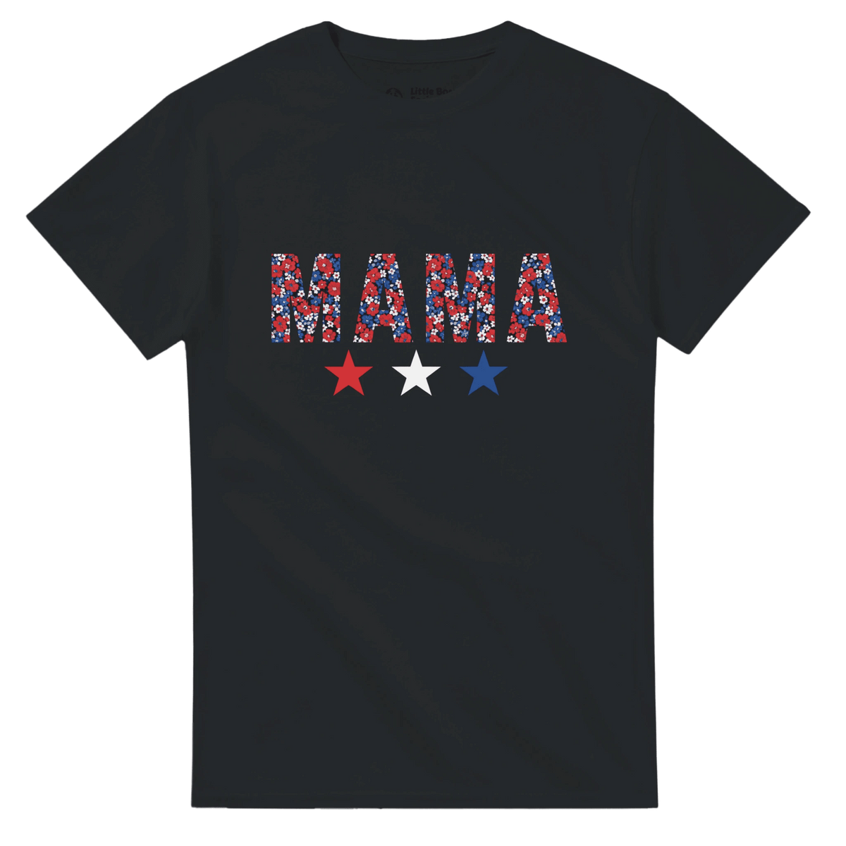 MAMA Fourth of July Graphic T-Shirt - Patriotic Women's Casual Tee - Little Boss Society Co