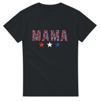 Load image into Gallery viewer, MAMA Fourth of July Graphic T-Shirt - Patriotic Women's Casual Tee - Little Boss Society Co