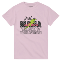Load image into Gallery viewer, Just a MAMA Out Here Trying Not to Raise Assholes clothing - Little Boss Society Co