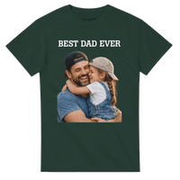 Load image into Gallery viewer, Custom Best Dad Ever Photo T-Shirt – Personalized Father's Day Gift - Little Boss Society Co