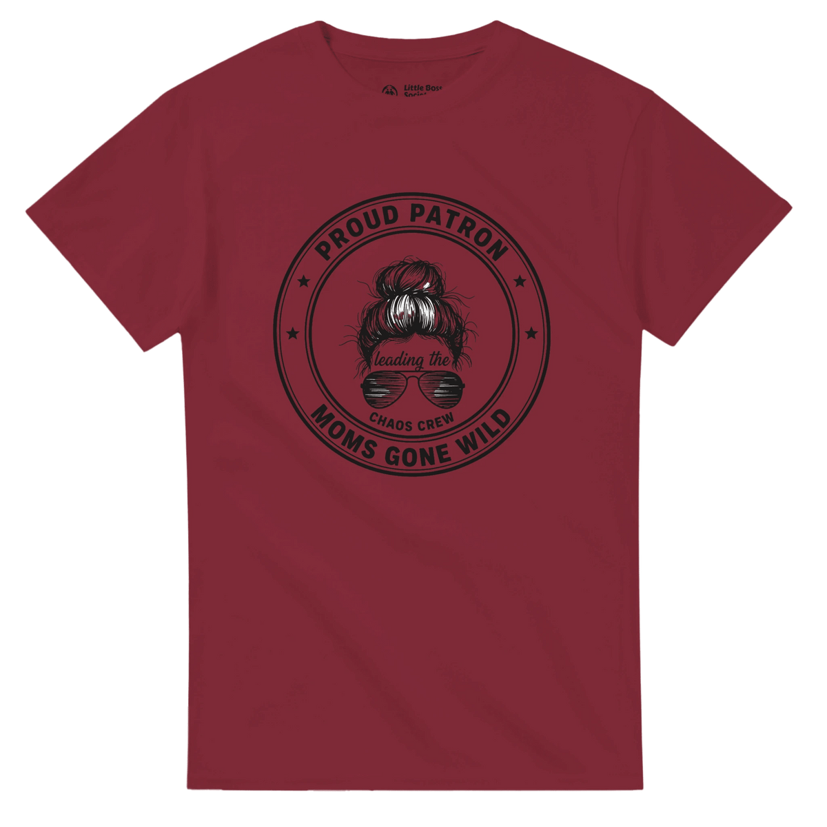 Proud Patron Crewneck T-shirt - Little Boss Society Co