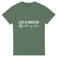 Load image into Gallery viewer, Life Is Sweeter With My Tribe Crewneck T-shirt - Little Boss Society Co