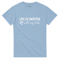Load image into Gallery viewer, Life Is Sweeter With My Tribe Crewneck T-shirt - Little Boss Society Co