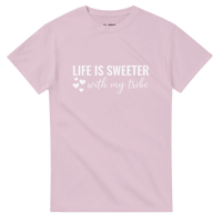 Load image into Gallery viewer, Life Is Sweeter With My Tribe Crewneck T-shirt - Little Boss Society Co