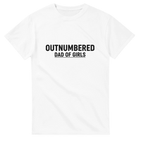 Load image into Gallery viewer, OUTNUMBERED Dad Of Girls Crewneck T-shirt - Little Boss Society Co
