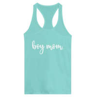 Load image into Gallery viewer, Boy Mom Racerback Tank - Little Boss Society Co