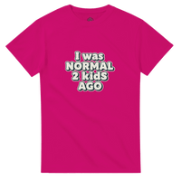 Load image into Gallery viewer, I Was Normal 2 Kids Ago T-Shirt | Funny Mom &amp; Dad Gift | Comfortable Cotton Tee - Little Boss Society Co