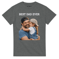 Load image into Gallery viewer, Custom Best Dad Ever Photo T-Shirt – Personalized Father's Day Gift - Little Boss Society Co