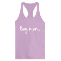 Load image into Gallery viewer, Boy Mom Racerback Tank - Little Boss Society Co