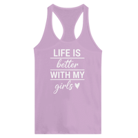 Load image into Gallery viewer, Life Is Better With My Girls Ideal Racerback Tank - Little Boss Society Co