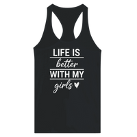 Load image into Gallery viewer, Life Is Better With My Girls Ideal Racerback Tank - Little Boss Society Co