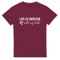 Load image into Gallery viewer, Life Is Sweeter With My Tribe Crewneck T-shirt - Little Boss Society Co