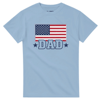 Load image into Gallery viewer, Classic Patriotic Dad T-Shirt - 4th of July Celebration Apparel - Little Boss Society Co