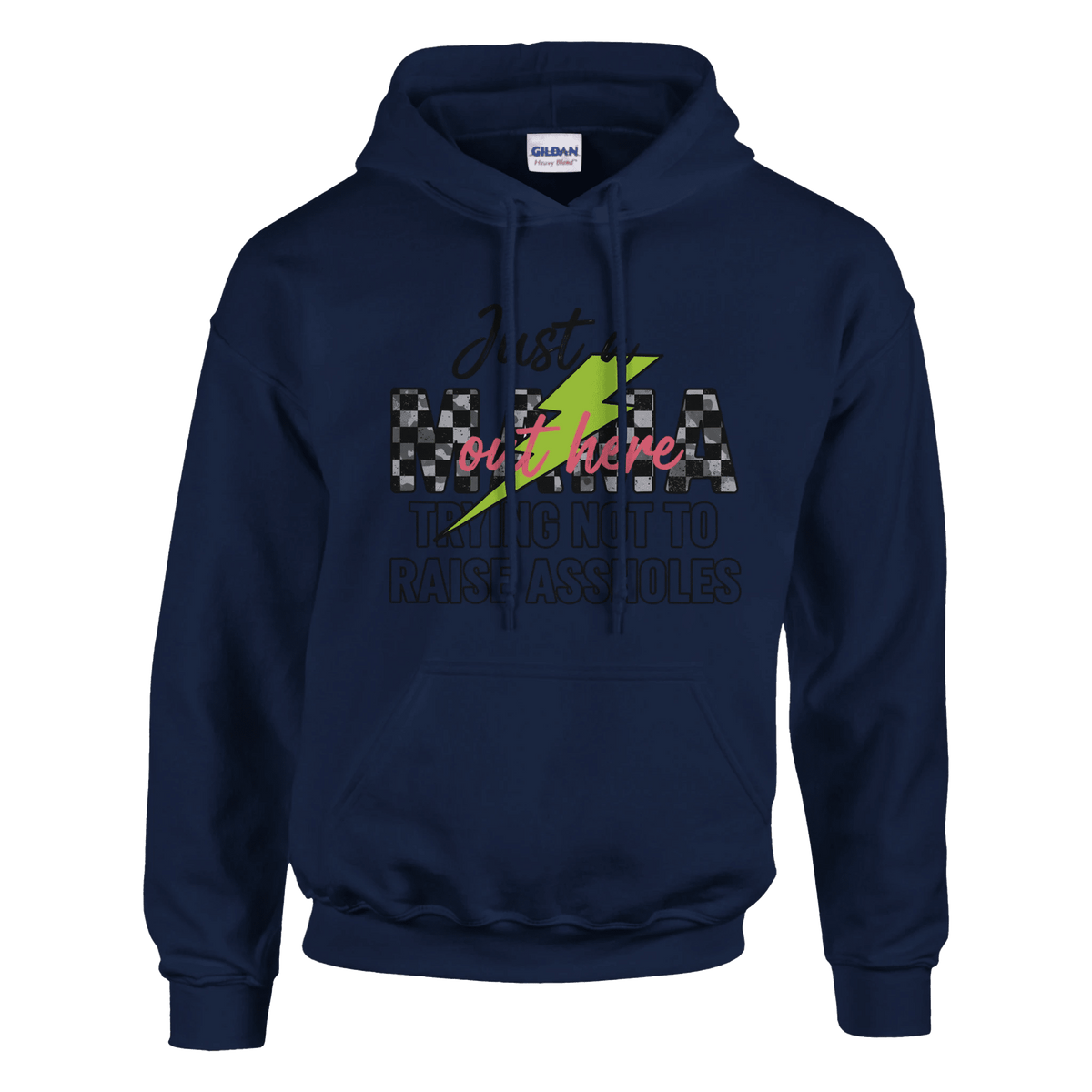 Just a MAMA Out Here Trying Not to Raise Assholes clothing - Little Boss Society Co