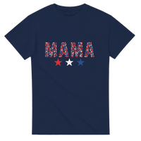 Load image into Gallery viewer, MAMA Fourth of July Graphic T-Shirt - Patriotic Women's Casual Tee - Little Boss Society Co