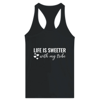 Load image into Gallery viewer, Life Is Sweeter With My Tribe Ideal Racerback Tank - Little Boss Society Co
