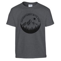 Load image into Gallery viewer, Aventures with Dad Kids Crewneck T-shirt - Little Boss Society Co