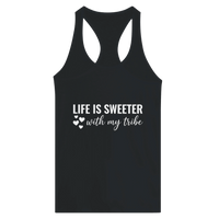 Load image into Gallery viewer, Life Is Sweeter With My Tribe Ideal Racerback Tank - Little Boss Society Co