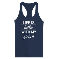 Load image into Gallery viewer, Life Is Better With My Girls Ideal Racerback Tank - Little Boss Society Co
