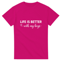 Load image into Gallery viewer, Life Is Better With My Boys T-shirt - Little Boss Society Co