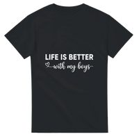 Load image into Gallery viewer, Life Is Better With My Boys T-shirt - Little Boss Society Co