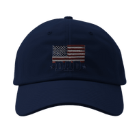 Load image into Gallery viewer, American Flag Dad Flexfit Structured Cap - Little Boss Society Co