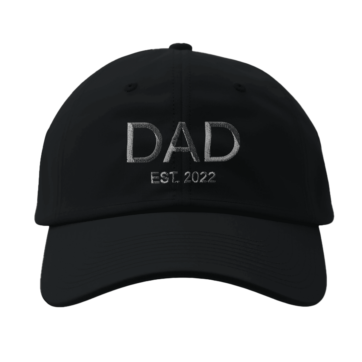 Custom Dad Established Baseball Cap - Personalized Year Flexfit 6277 - Little Boss Society Co