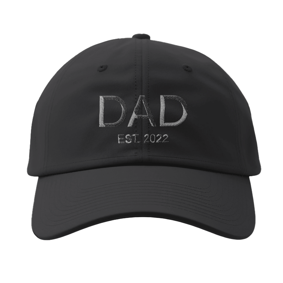 Custom Dad Established Baseball Cap - Personalized Year Flexfit 6277 - Little Boss Society Co