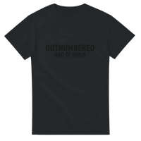 Load image into Gallery viewer, OUTNUMBERED Dad Of Girls Crewneck T-shirt - Little Boss Society Co