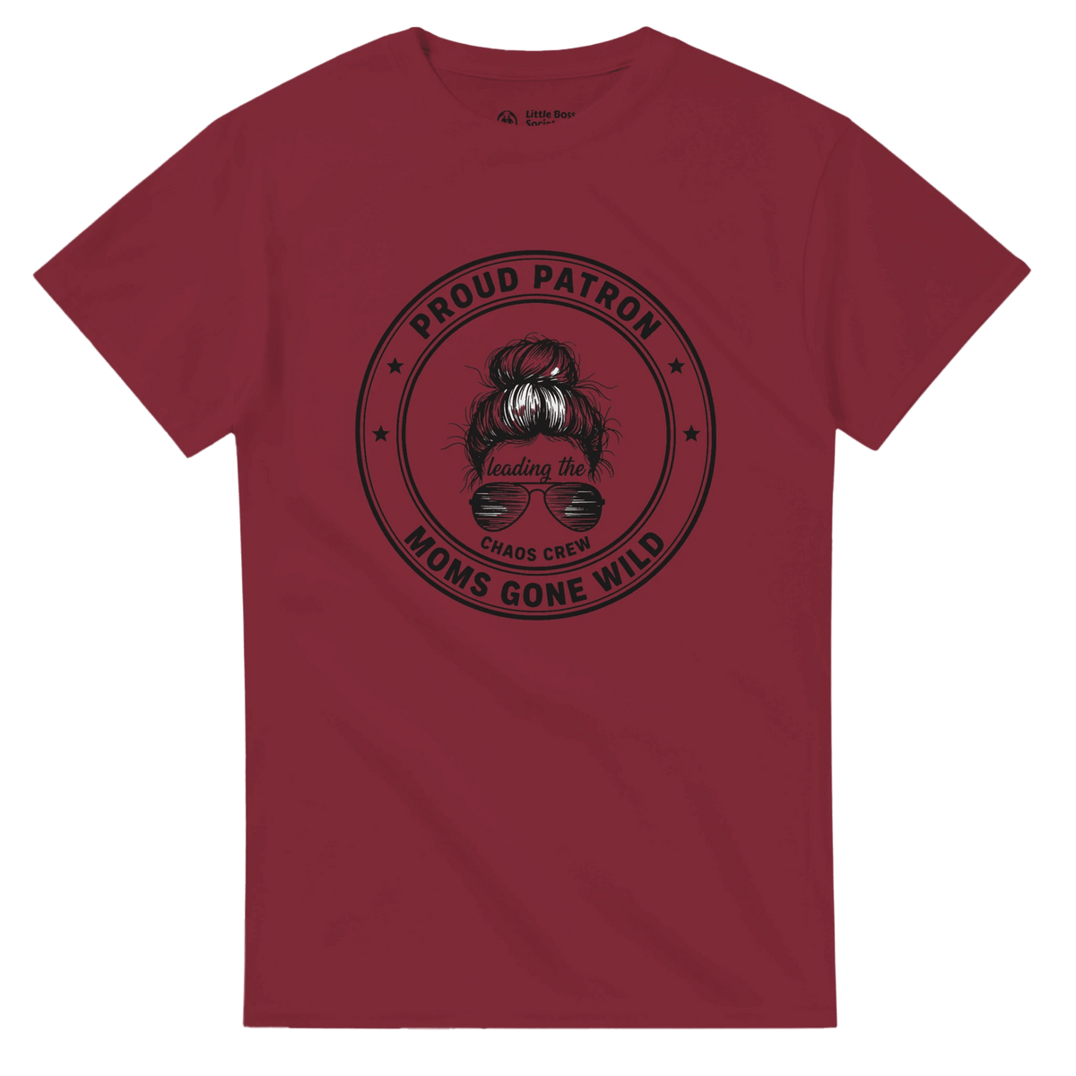 Proud Patron Crewneck T-shirt - Little Boss Society Co