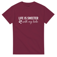 Load image into Gallery viewer, Life Is Sweeter With My Tribe Crewneck T-shirt - Little Boss Society Co
