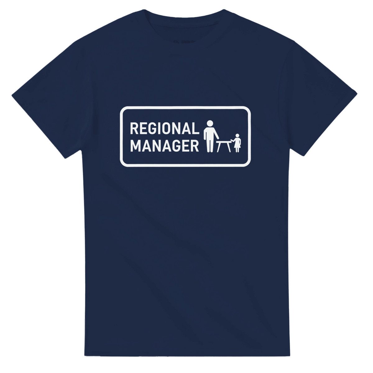 Regional Manager Crewneck T-shirt - Little Boss Society Co