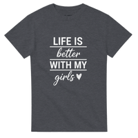 Load image into Gallery viewer, Life Is Better With My Girls Crewneck T-shirt - Little Boss Society Co