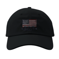 Load image into Gallery viewer, American Flag Dad Flexfit Structured Cap - Little Boss Society Co