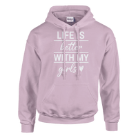 Load image into Gallery viewer, Life Is Better With My Girls Pullover Hoodie - Little Boss Society Co