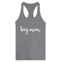 Load image into Gallery viewer, Boy Mom Racerback Tank - Little Boss Society Co
